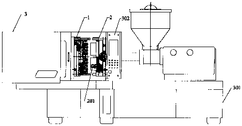 A single figure which represents the drawing illustrating the invention.